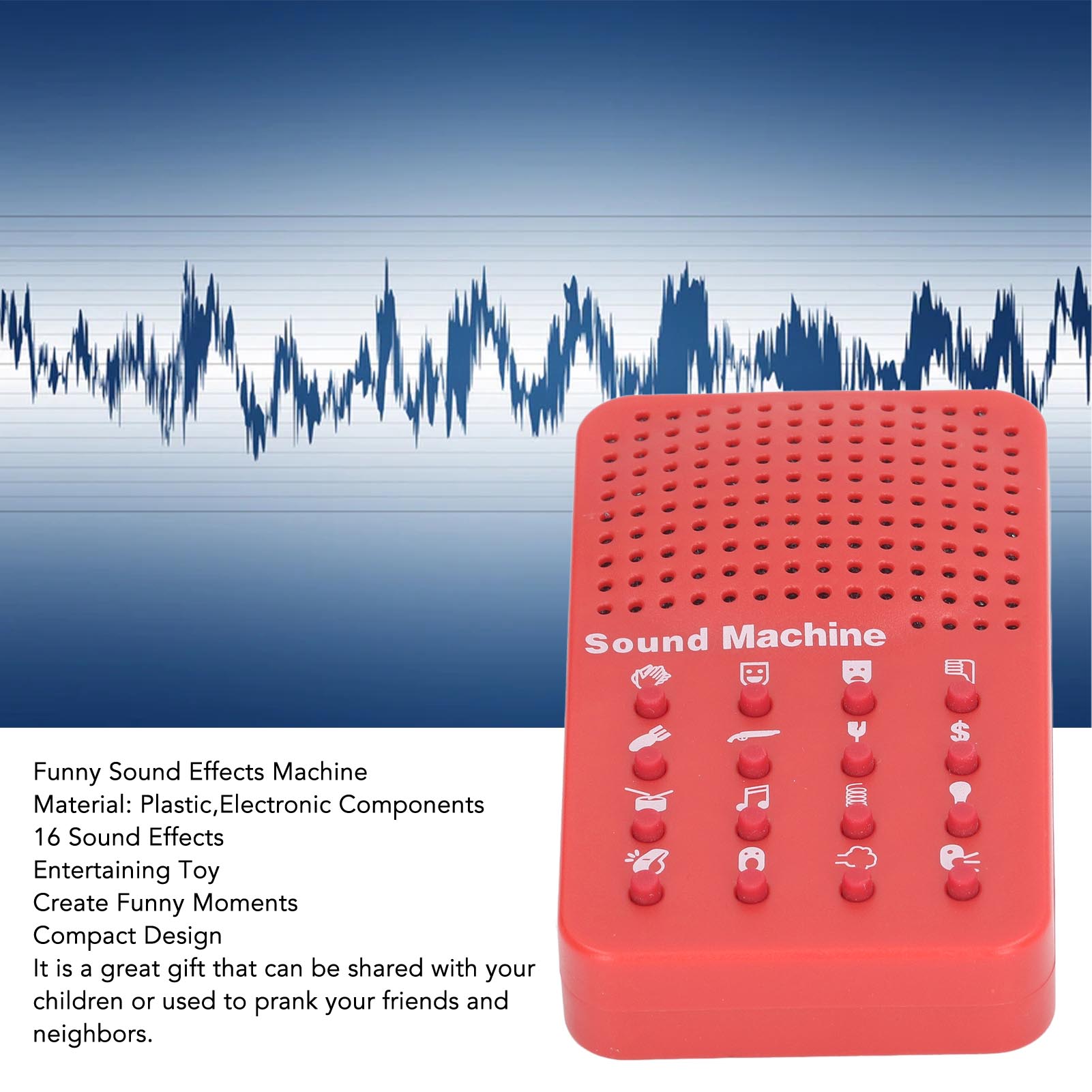 Audio Music Lollipop - Compact 16 Sound Effects Machine Electronic