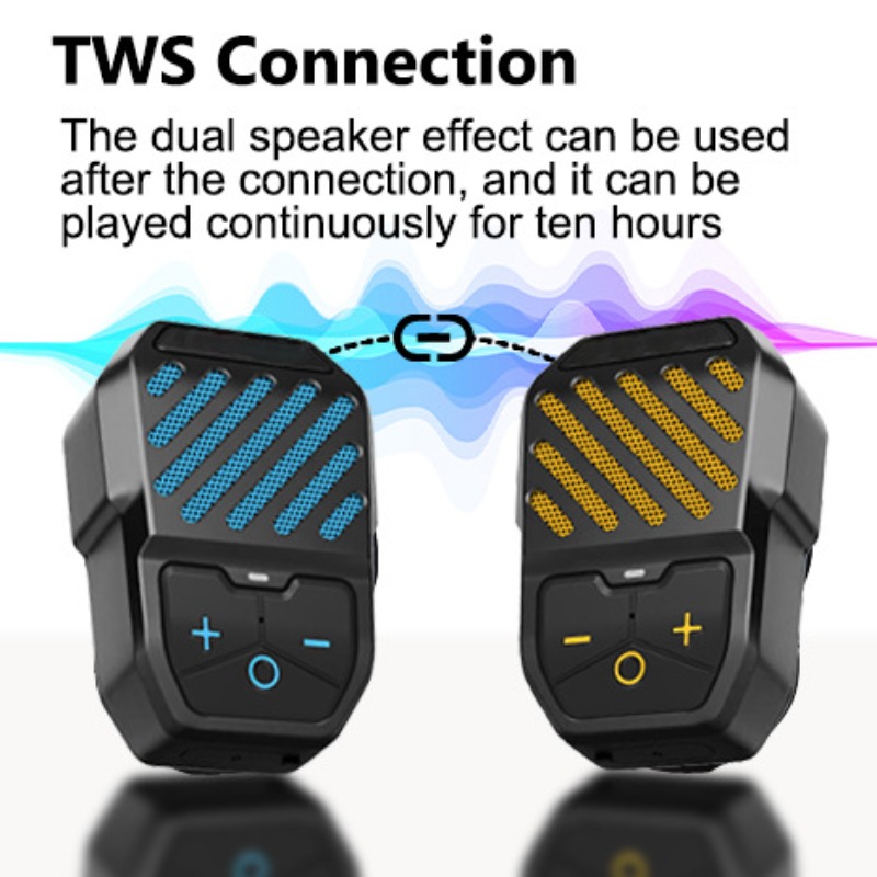 Audio Music Online - Magnetic TWS Bluetooth Speaker, Clip-On Portable