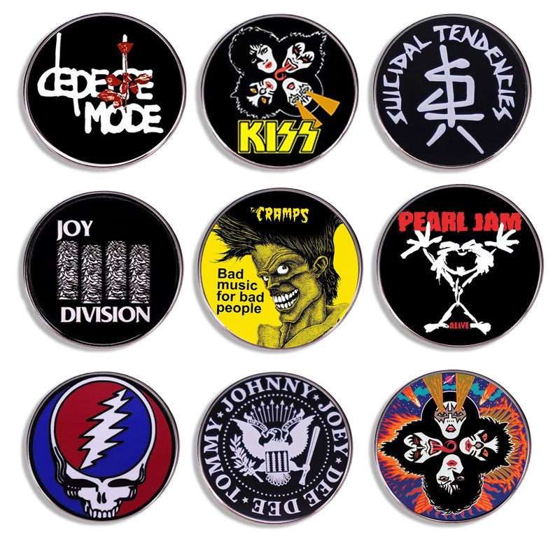Pop Rock Band Pin Fashion Musi - Audio Music Lollipop ulasan dan harga