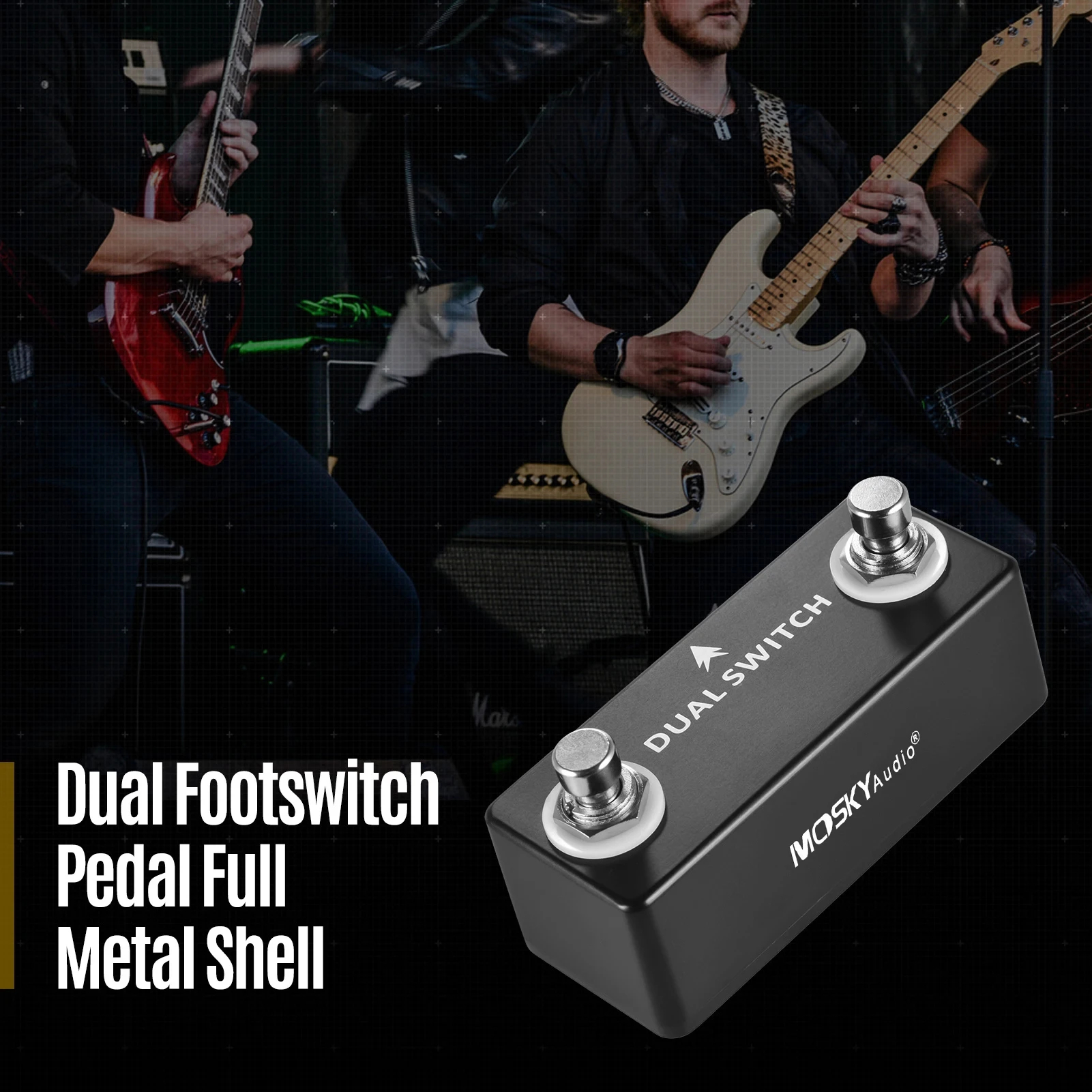 MOSKY DUAL SWITCH Guitar Effec - Looper Pedal Guitar ulasan dan harga