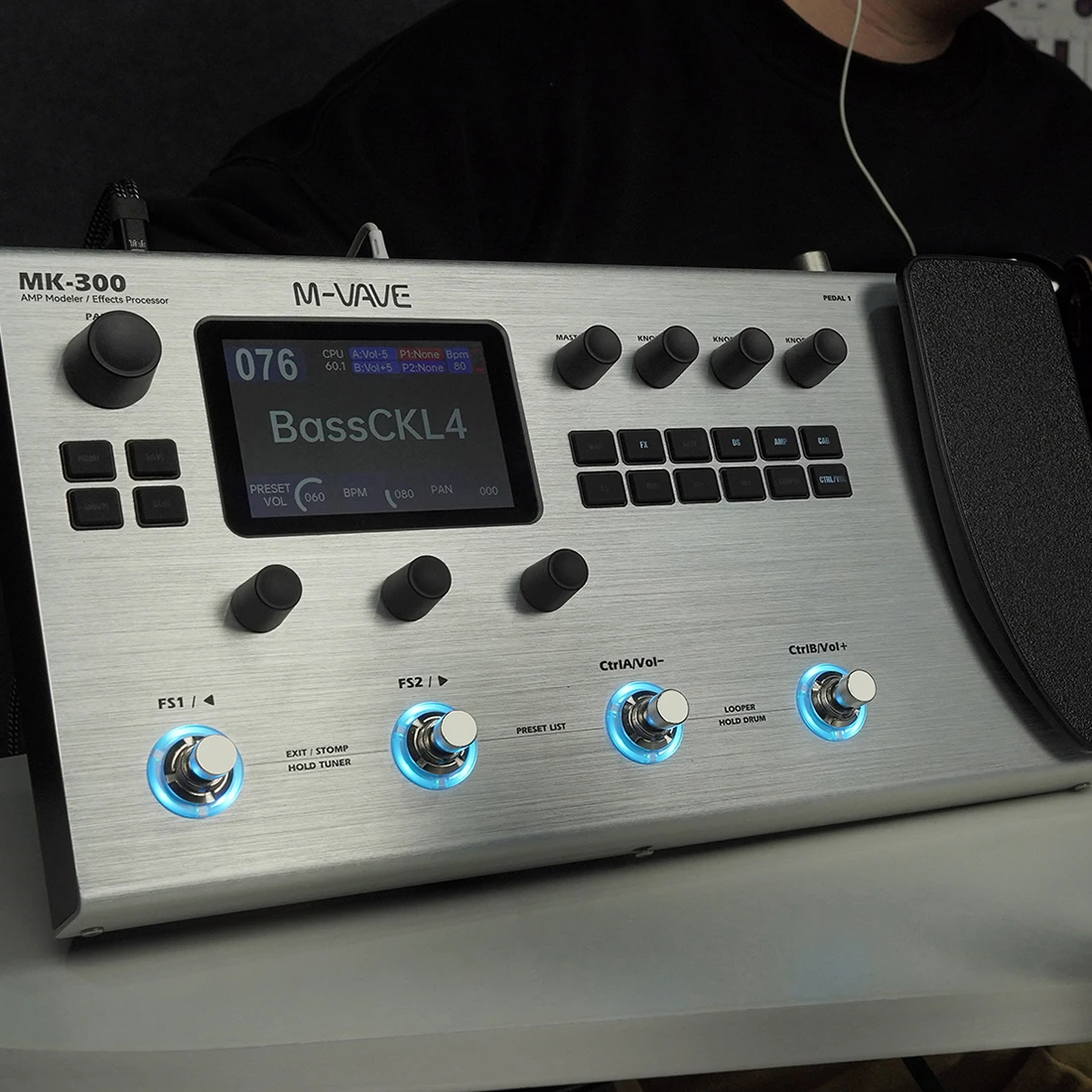 M-VAVE Guitar Multi-Effect Pro - Looper Pedal Guitar ulasan dan harga