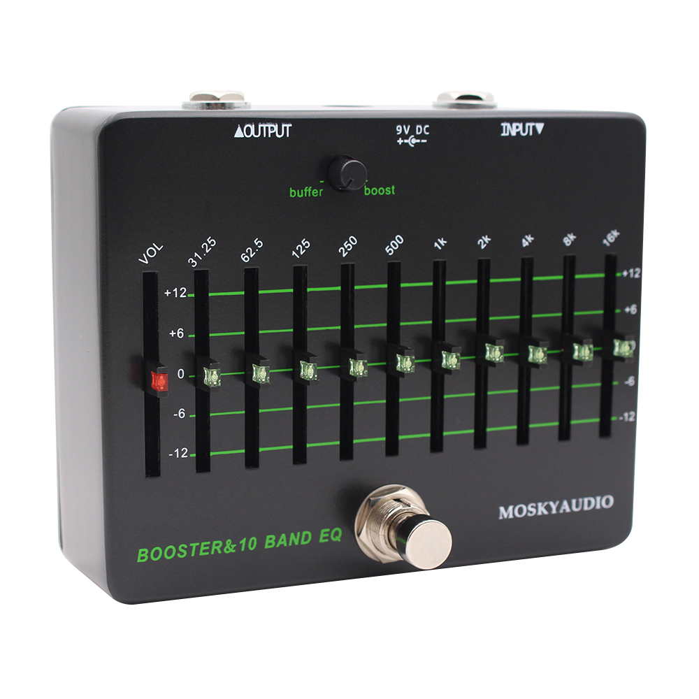 Mosky Clean Booster 10 Band EQ - Looper Pedal Guitar ulasan dan harga