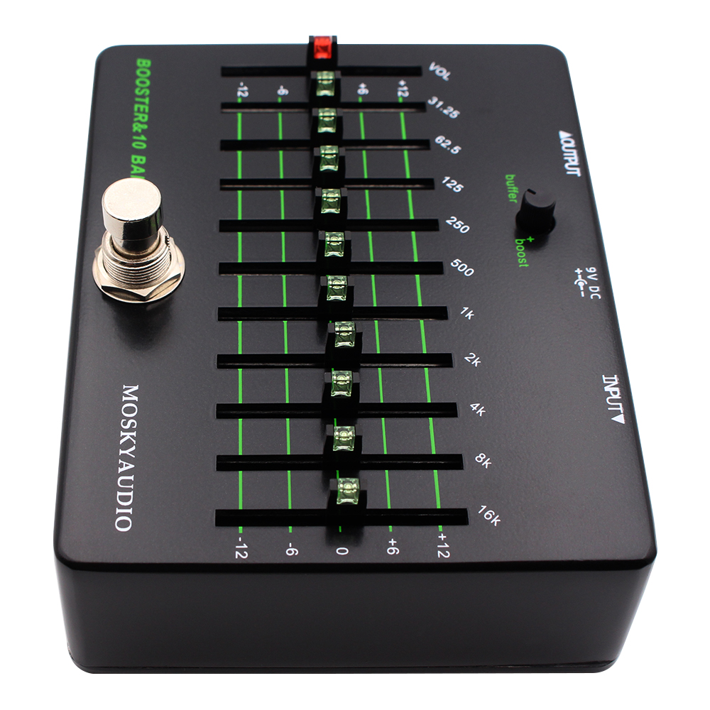 Mosky Clean Booster 10 Band EQ - Looper Pedal Guitar ulasan dan harga