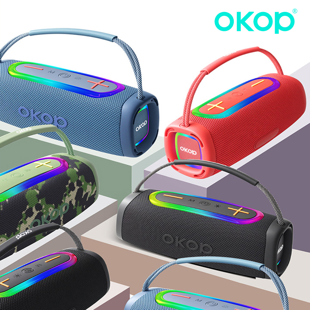 OKOP Bluetooth Speaker,Portabl - Audio Music To Video Ai ulasan dan harga
