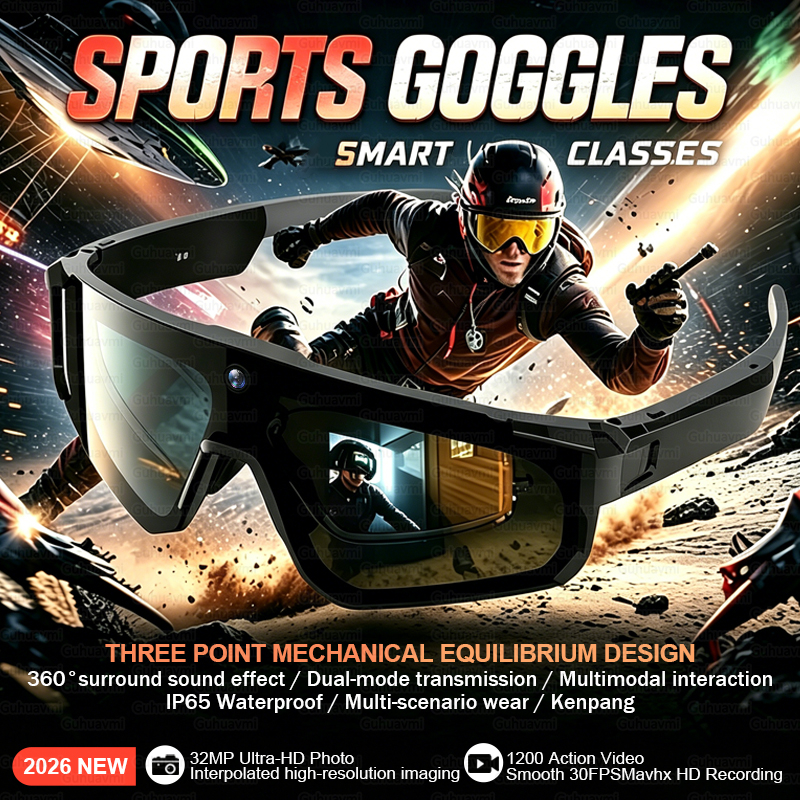 2026New AI Smart Glasses 1200P - Audio Music To Video Ai ulasan dan harga
