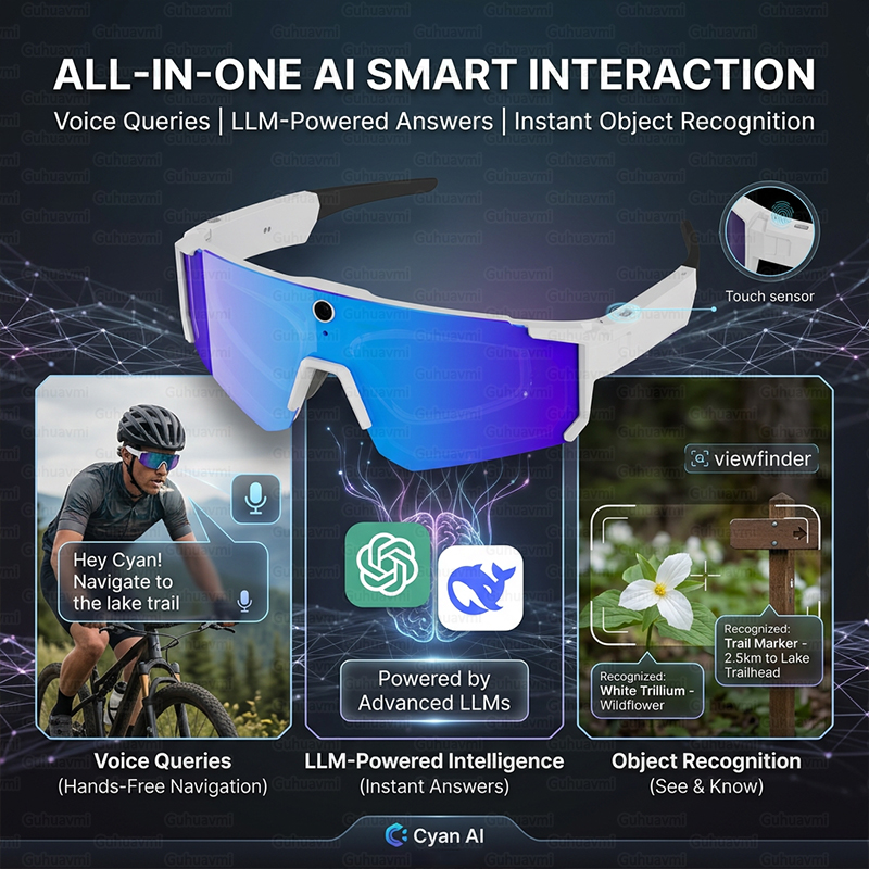 2026New AI Smart Glasses 1200P - Audio Music To Video Ai ulasan dan harga
