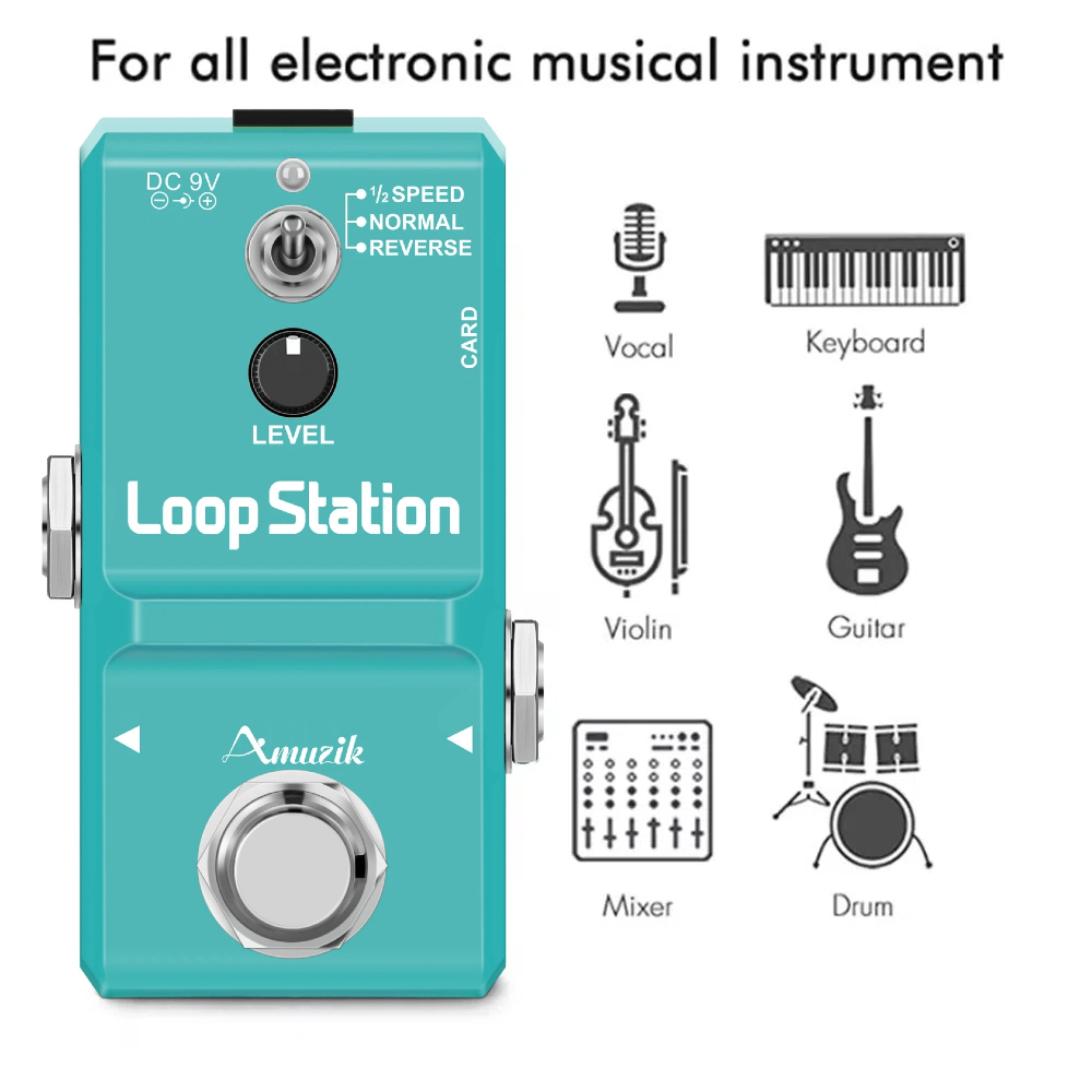 Amuzik Guitar Bass Keyboard Rh - Looper Pedal Guitar ulasan dan harga