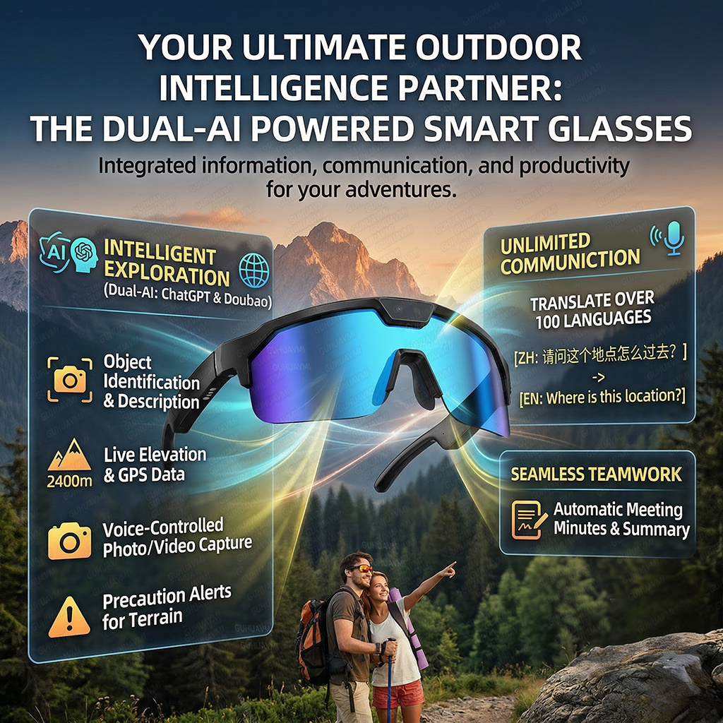 2026 New AI Smart Sports Glass - Audio Music To Video Ai ulasan dan harga