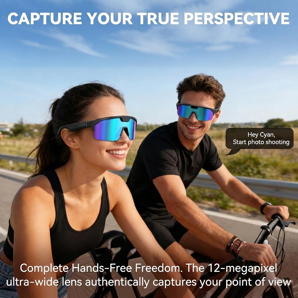 2026 New AI Smart Sports Glass - Audio Music To Video Ai ulasan dan harga