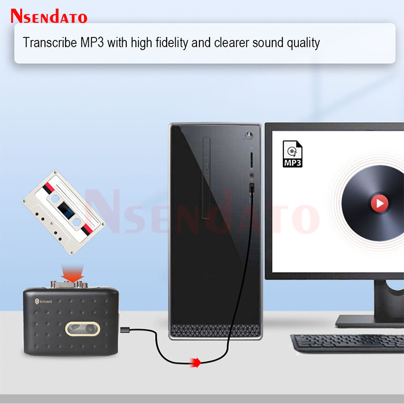 USB C Cassette Capture Player  - Audio Music Player Pc ulasan dan harga