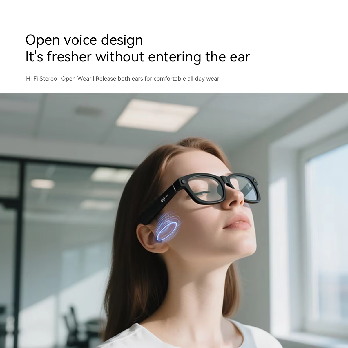 2026 New AI Smart Glasses with - Audio Music To Video Ai ulasan dan harga