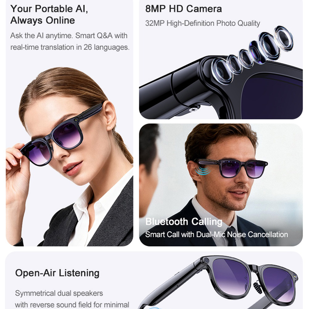 Smart Glasses AI Assistant Rea - Audio Music To Video Ai ulasan dan harga