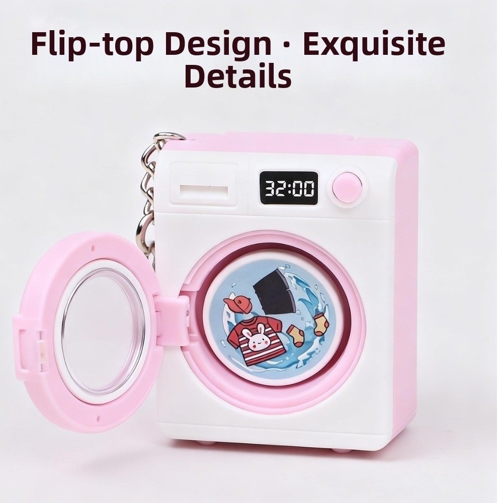 Funny Washing Machine Keychain - Audio Music Lollipop ulasan dan harga