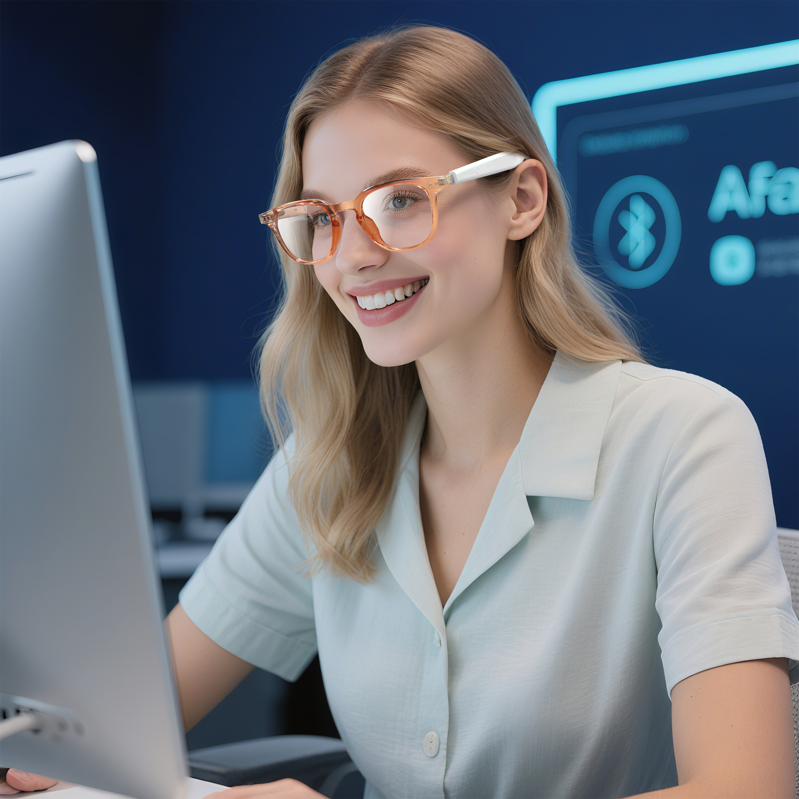 Photochromic Smart Glasses Ant - Audio Music To Video Ai ulasan dan harga