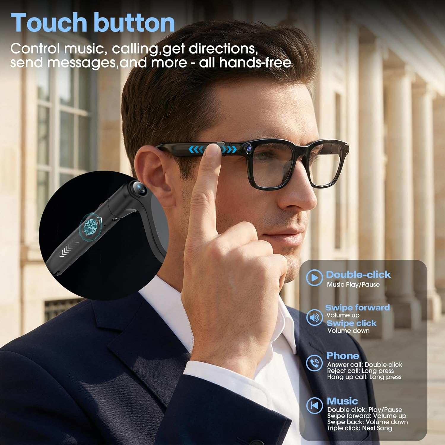 2026 New HD Smart Audio Glasse - Audio Music To Video Ai ulasan dan harga