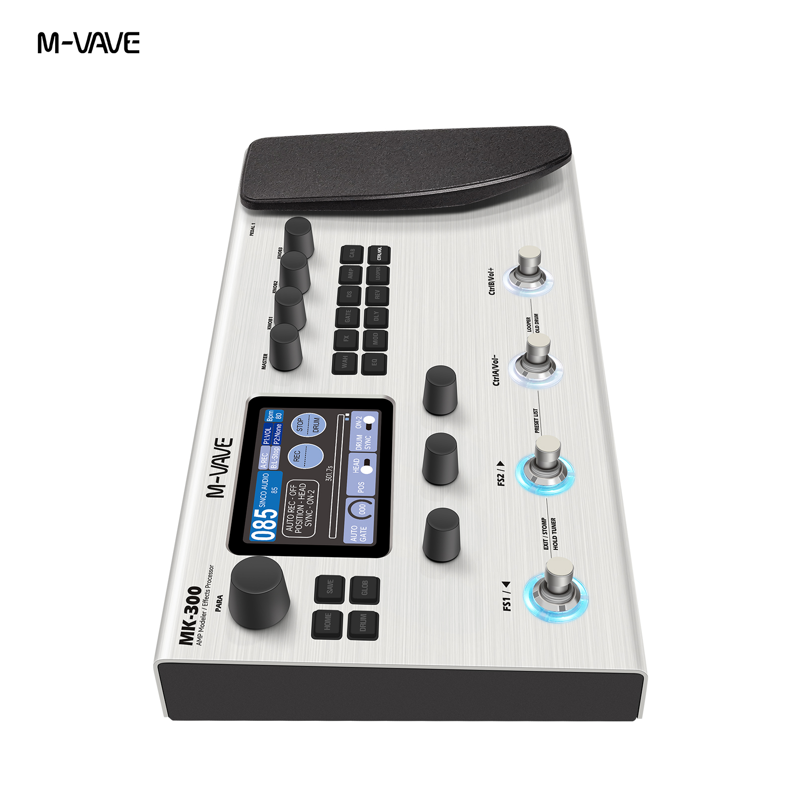 M-VAVE MK-300 Multi-Function G - Looper Pedal Guitar ulasan dan harga