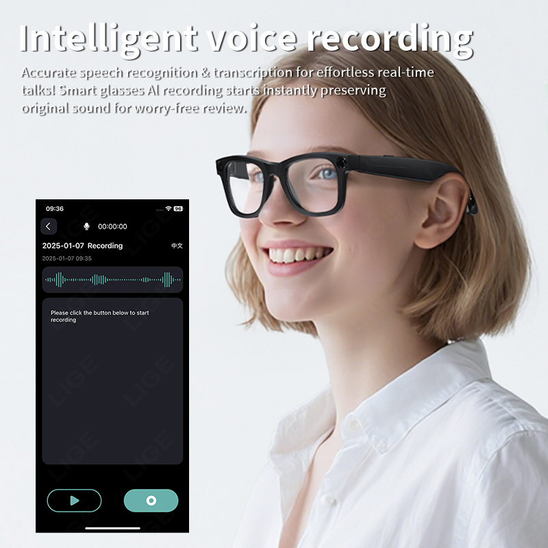 AI Smart Glasses Camera 800W B - Audio Music To Video Ai ulasan dan harga